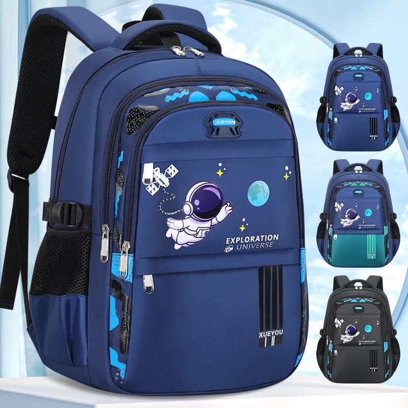 Mochila Ortopédica Infantil, Astronauta, Impermeável kids