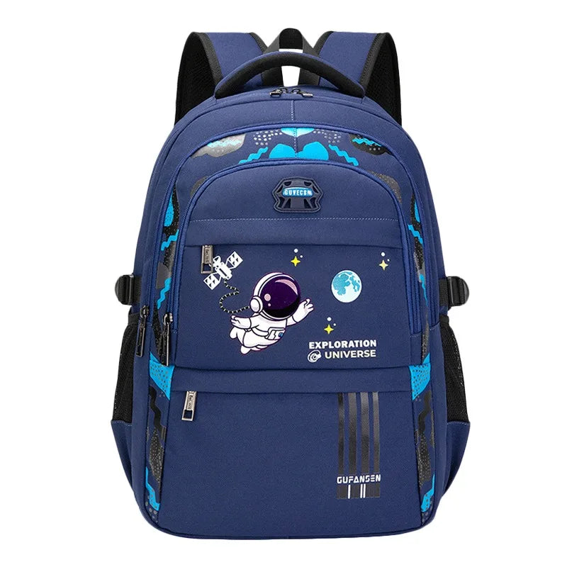 Mochila Ortopédica Infantil, Astronauta, Impermeável