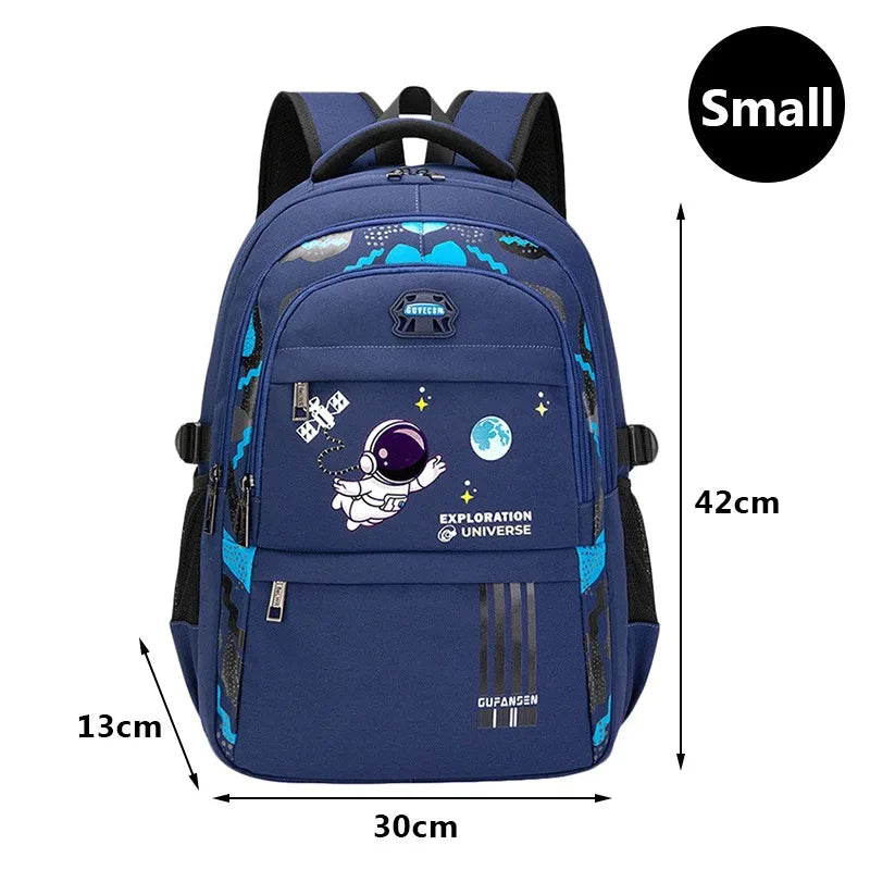 Mochila Ortopédica Infantil, Astronauta, Impermeável