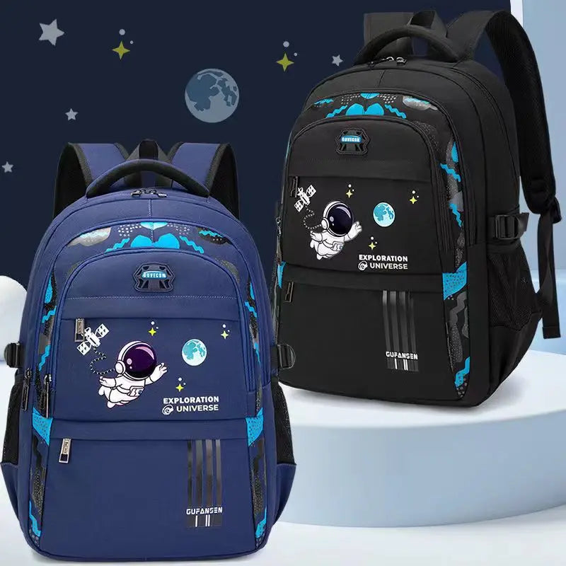 Mochila Ortopédica Infantil, Astronauta, Impermeável