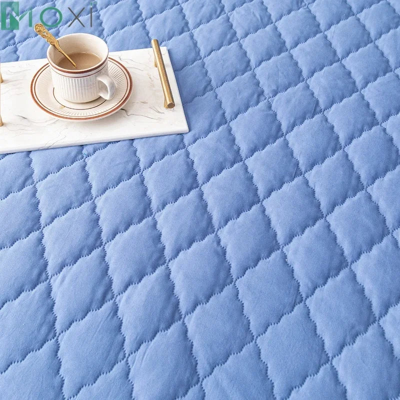 Non-Slip impermeável grossa colchão protetor capa, cabido folha de cama pad, solteiro, duplo, rainha, king size, 1pc, 100%