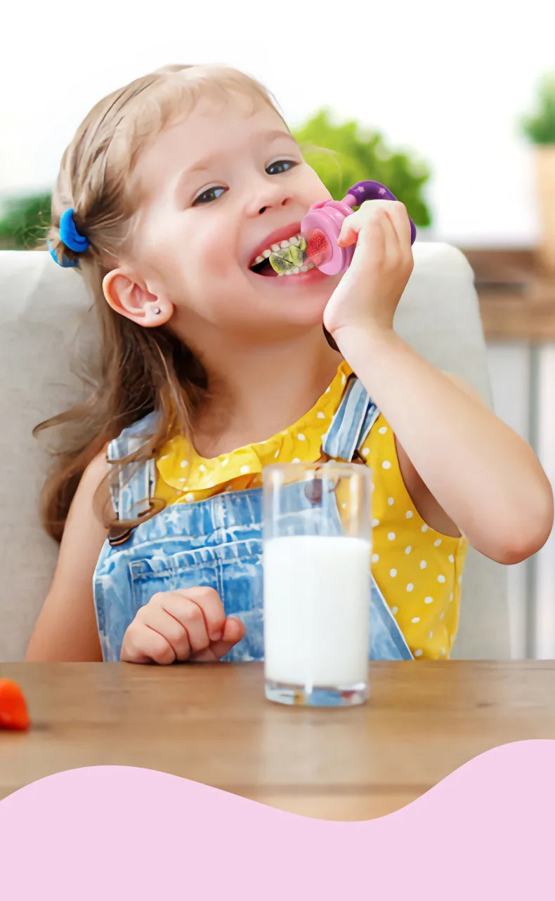 Chupeta Porta Frutinhas Alimentador Para Bebê.