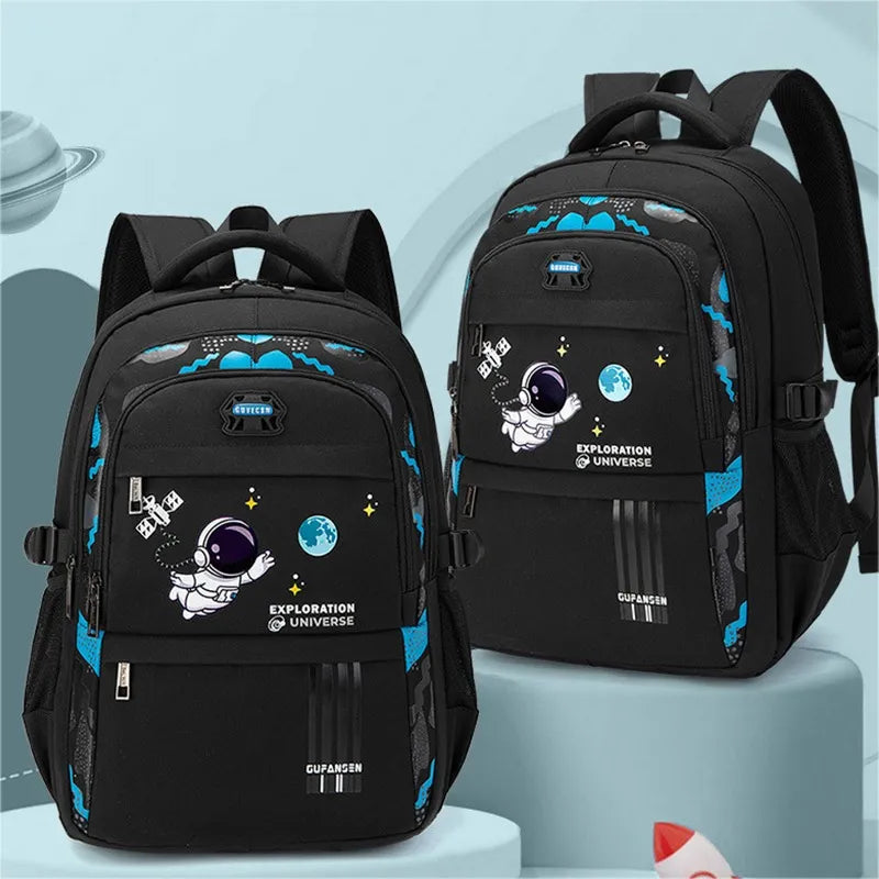 Mochila Ortopédica Infantil, Astronauta, Impermeável