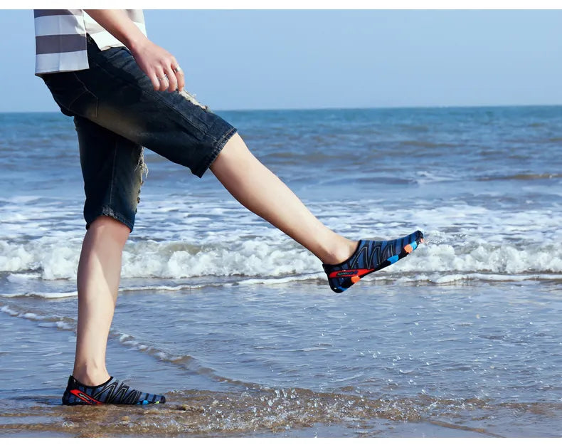 OceanFit: Sapatos de Praia Unissex para Homens e Mulheres - Conforto e Estilo para Natação e Vadear