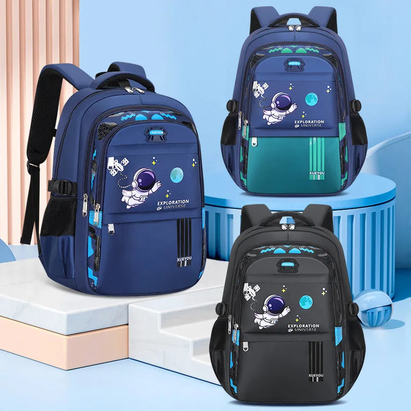 Mochila Ortopédica Infantil, Astronauta, Impermeável kids