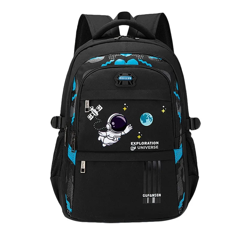 Mochila Ortopédica Infantil, Astronauta, Impermeável