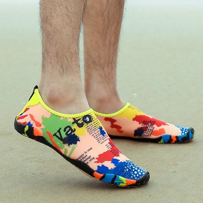 OceanFit: Sapatos de Praia Unissex para Homens e Mulheres - Conforto e Estilo para Natação e Vadear