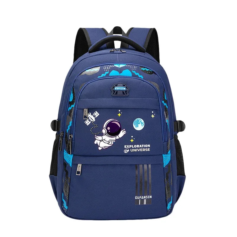 Mochila Ortopédica Infantil, Astronauta, Impermeável