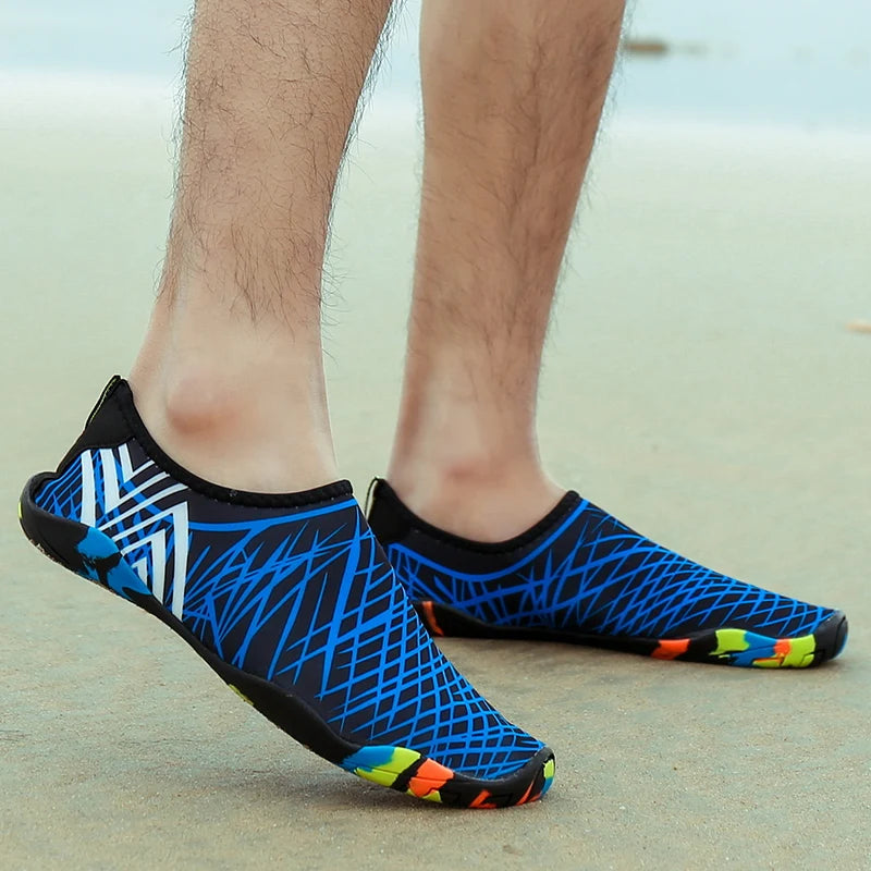 OceanFit: Sapatos de Praia Unissex para Homens e Mulheres - Conforto e Estilo para Natação e Vadear